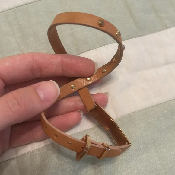 Michael Kors gold studded genuine leather wrap bracelet ✨️ - Picture 6 of 7